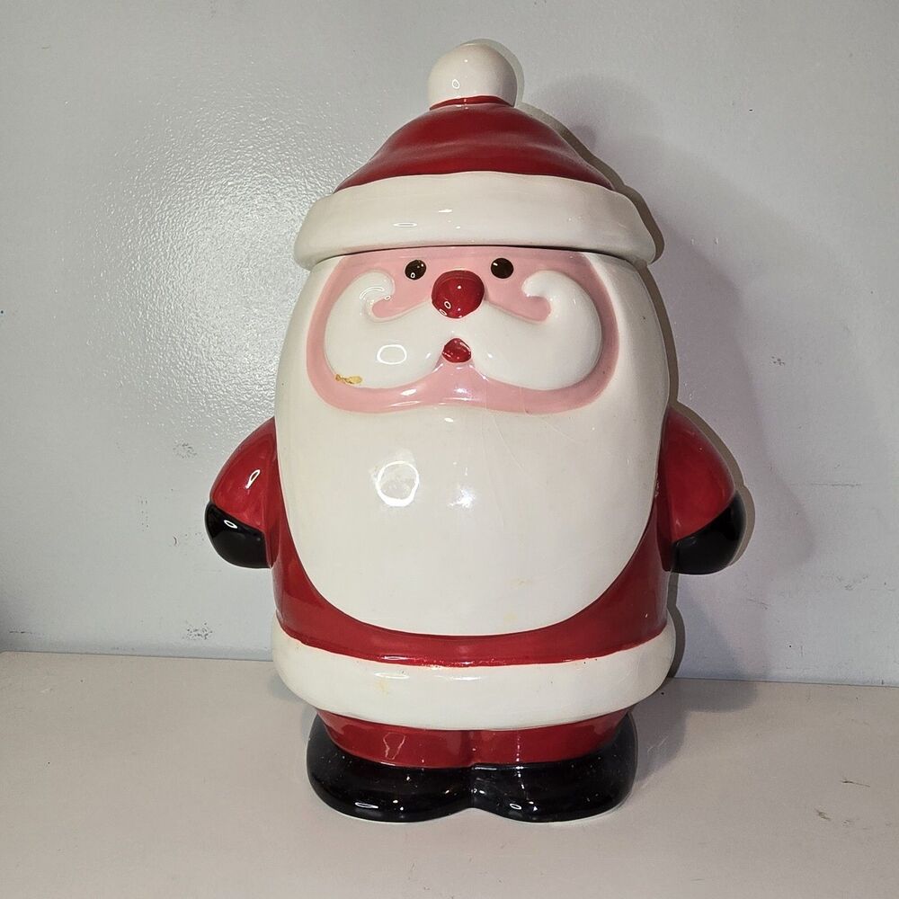 2006 Boston Warehouse Santa’s Bake shop 3 Qts Cookie Jar